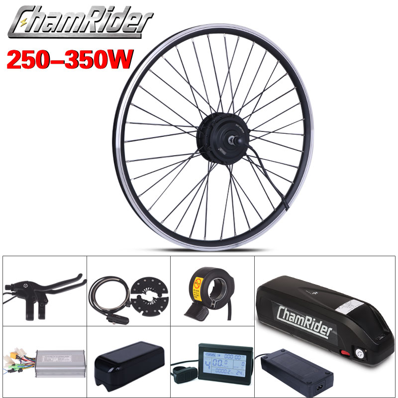 ebike conversion kit 36V 250W electric bicycle kit 48V 350W electric b ChamRiderbattery