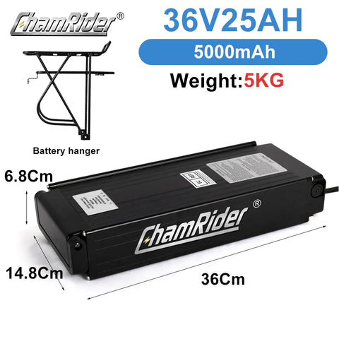ChamRider 106 Lightweight E-Bike Battery: 36V-48V – ChamRiderbattery