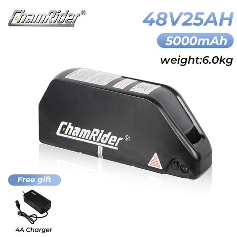 Electric New Generation Ebike battery With Long Range Polly7 Battery 21700 18650 cell 36V 48V 52V 25AH 30AH 35AH 30A 40A BMS Waterproof 500w 1000w 2000W Secure Samsung ChamRider