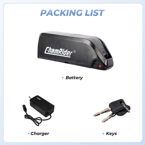 Affordable ChamRider Hailong B Ebike Battery - New Integrated Version | Upgraded Controller Base for European Delivery & Customizers