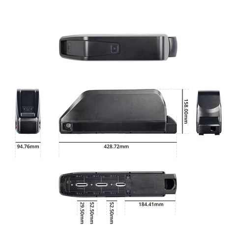 E-Bike Battery Polly C – Latest LG Cell for Stability&Safety | 36V (30A BMS), 48V/52V (40A BMS) | New BMS Cuts Failure Rate, Boosts Safety & Extends Battery Life | Fits 250W-2000W Ebikes | Ideal for Long-Distance Riding, Extended Range for Daily/Work Use
