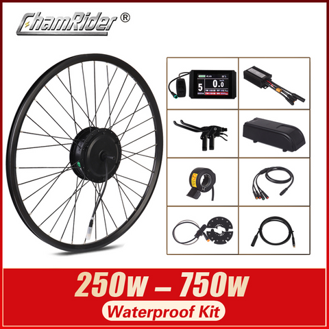 Electric bike kit ebike conversion kit 36V 48V 250W 350W 500W MXUS Gear Direct Drive Motor LCD3 LCD8 Julet Waterproof Connector