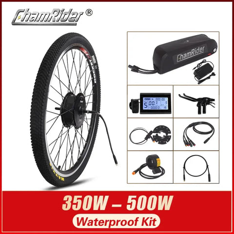 48v 1500w electric bicycle kit Motor Wheel 500W Electric Bicycle Kit 48V ebike Conversion Kit 36V Ebi – ChamRiderbattery
