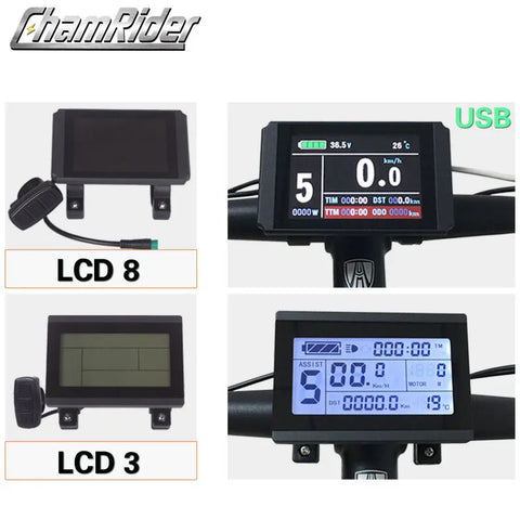 electric set for bicycle Electric bike Conversion Kit 48V ebike kit ebike Conversion Kit 350W 5 – ChamRiderbattery